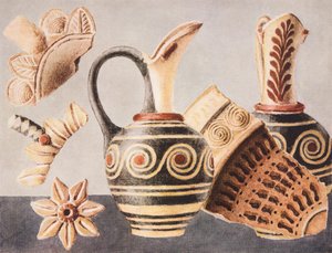 Dekorerade vaser från Knossos