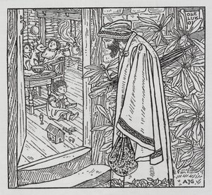 Hans Christian Andersen: Ole Luk-Oie (litho) av Arthur Joseph Gaskin