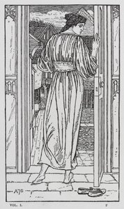 Hans Christian Andersen: Lyckans goloshes (litho) av Arthur Joseph Gaskin
