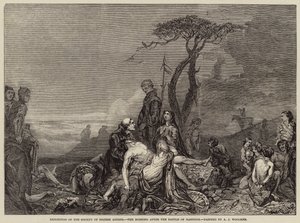 Morgonen efter slaget vid Hastings av Arthur Joseph Woolmer
