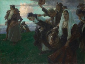 Hemkommen från mässan av Arthur Langhammer