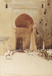 The Gates of Justice, 1890 (wc på papper) av Arthur Melville