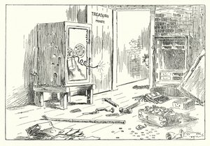 1100 e.Kr., En kunglig inbrottstjuv (litografi)
