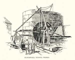 Blackwall Tunnel Works (litografi)