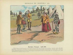 Matildas triumf. År 1141 e.Kr. (färglitografi)