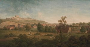 Landskap, med Dover Castle i fjärran av Arthur Nelson