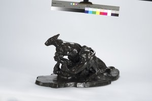 Känguru och hund av Arthur Putnam