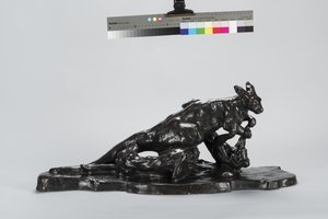 Känguru och hund av Arthur Putnam