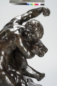 Puma and Child (brons) av Arthur Putnam