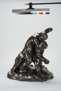 Puma and Child (brons) av Arthur Putnam
