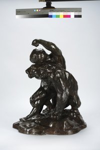 Puma and Child (brons) av Arthur Putnam