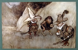 En novell av den amerikanska författaren Washington (illustration) av Arthur Rackham