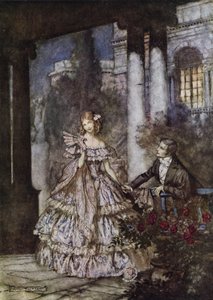 Annons för Colgates Cashmere Bouquet tvål, vinnare av ett pris från Art Directors" Club of New York vid deras 1924 Exhibition of Advertising Art av Arthur Rackham