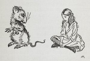 Alice och musen av Arthur Rackham