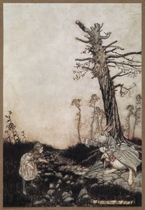 Alice och den vita kaninen av Arthur Rackham