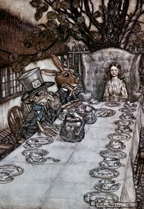 Alice i Underlandet, 1917 av Arthur Rackham
