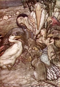 Alices äventyr i Underlandet av Lewis Carroll av Arthur Rackham