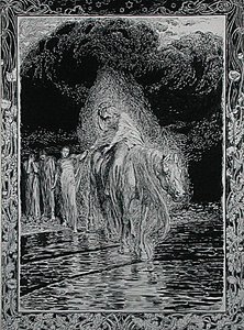 Korsar floden av Arthur Rackham