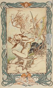 Frontispice av "Tales from Shakespeare ..." av Arthur Rackham