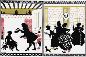 Illustration för Saga Askungen av Arthur Rackham