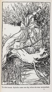 Illustration från Hamlet av Arthur Rackham