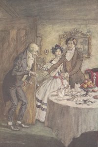 "Det är jag, din farbror Scrooge" av Arthur Rackham