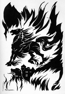 "Metzengerstein" av Edgar Allan Poe av Arthur Rackham