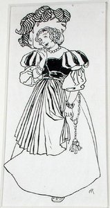 Miss Una Von-Something, illustration från 