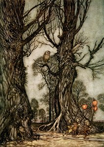 Peter Pan i Kensington Gardens av Arthur Rackham
