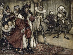 Förbereder kungen, av Arthur Rackham