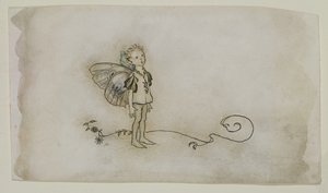 The Fairies Thing, från En midsommarnattsdröm, publicerad 1908 (penna och bläck & wc på papper) av Arthur Rackham
