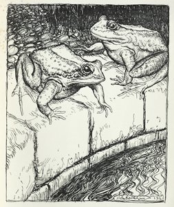 The Frogs and the Well, mchoro kutoka 