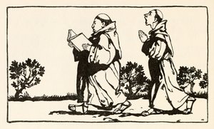 The Hag satt mot väggen, från Morgans Frenzy in Irish Fairy Tales av Arthur Rackham