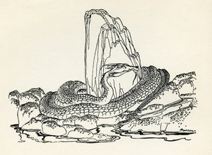 The Laidly Worm av Arthur Rackham