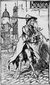 Pied Piper of Hameln, 1934 av Arthur Rackham