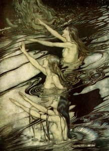 The Twilight of the Gods Götterdämmerung av Arthur Rackham