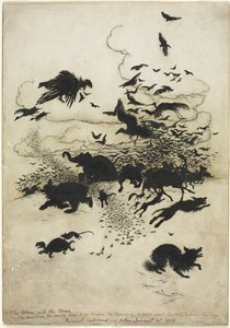 Wren och Björnen av Arthur Rackham