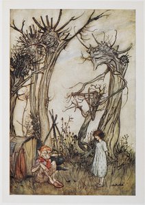 Mannen i vildmarken av Arthur Rackham