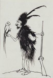 Ting-a-Ting Tang Stackars gamla Robinson Crusoe av Arthur Rackham