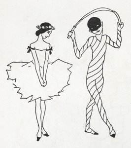 Två dansare av Arthur Rackham