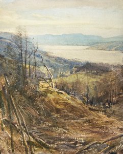 Coniston från Near Tarn Hows (akvarell)