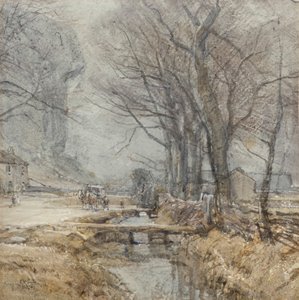Kilnsey, Yorkshire, ca 1927 (akvarell)