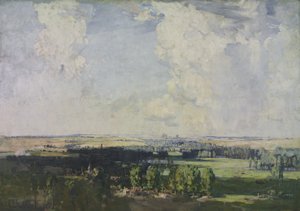 Amiens, västerlandets nyckel, 1928 av Arthur Streeton