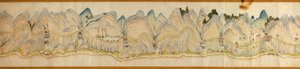 16 000. levereras. Orienterad med norr till höger. Relief visad bildmässigt. Fågelperspektiv. Täcker Wei River i Baoji Xian, Shanxi Sheng till Shu Dao i Shanxi-Sichuan gränsen. Visar bosättningar, rastplatser, stationer, värdshus, tempel, bergspass, walle