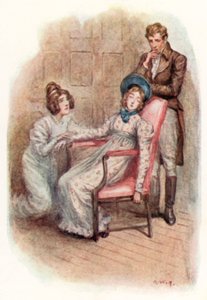 Illustration för Emma av Jane Austen