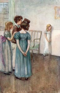 Illustration för Northanger Abbey av Jane Austen av Arthur Wallis Mills