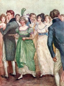 Illustration för Northanger Abbey av Jane Austen