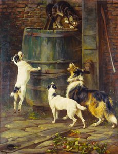 We Just Want to Play (olja på duk) av Arthur Wardle