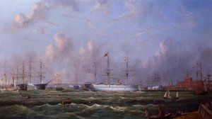 Det indiska truppskeppet "Serapis" anländer till Portsmouth