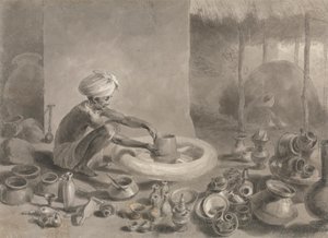 Indisk keramiker av Arthur William Devis